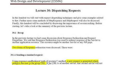 Short lecture#30 cs506 web design and developmant short notes and importnt Mcqs.
