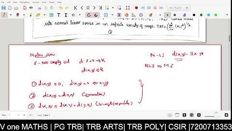 Functional Analysis Part 1 | #maths #trb #mathquestion #artstrb #pgtrbmaths #pgtrb