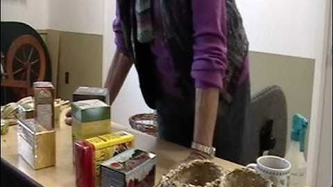 Nancy Today: Cattail workshop 7 ASMR weaving basketmaking (basket making tutorial) hacer cesta