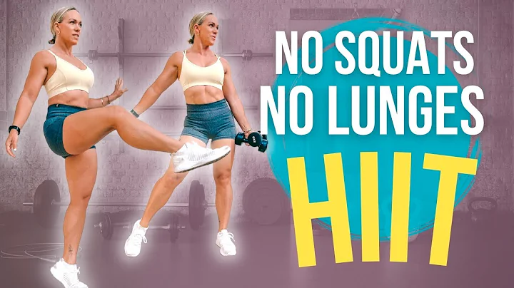 Knee Friendly HIIT Workout with Weights | NO SQUAT...