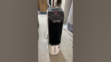 Quạt điều hòa Hòa đứng Hòa Phát Ba mươi lăm lít làm mát 20m Công suất 111 W bảo hành hai năm￼