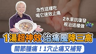 常喝1湯去濕降尿酸！近百萬台灣人有痛風！治痛風要除三害！半夜痛到睡不著？按1穴止痛，滋陰補腎。2水果+1種水，消腫排尿酸。這些地雷食物少碰，調整2臟腑，徹底根治痛風｜胡乃文開講Dr.HU_259
