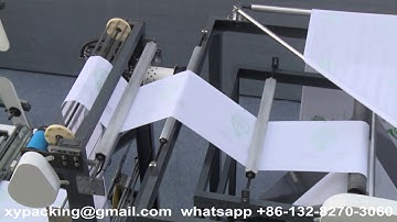 Non Woven Box Bag Making Machine with handle