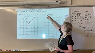Alg 2 May 4, 5 Notes-Graphing Absolute Value Functions and Transformations