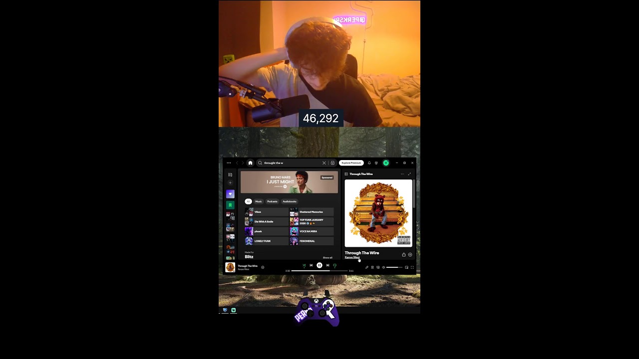 Viewer Tournaments Vibing to music