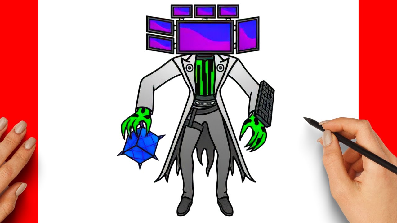 How to Draw TITAN PC MAN | Skibidi Toilet - YouTube