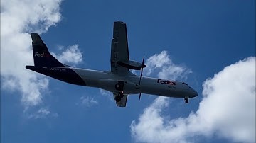 FedEx Express ATR72-600F [N707FE] Landing at San Diego International Airport
