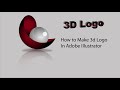 Adobe illustrator tutorial  how to make logo in adobe illustrator