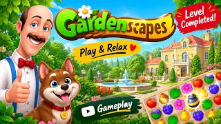 Gardenscapes Gameplay 🎮 | how to Level Complete 💥 | Relaxing Puzzle Game #gaming #candy  screenshot 3
