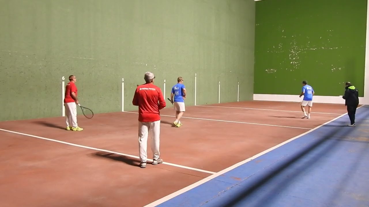 Frontenis  Valencia liga  2ªDv  Z1  Portacoeli D--Cheste D (10-1-26) Santi-Pito   1er set