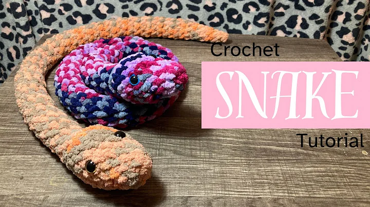 Easy Crochet Snake Tutorial