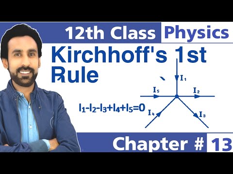 Kirchhoff First Rule in Urdu Hindi