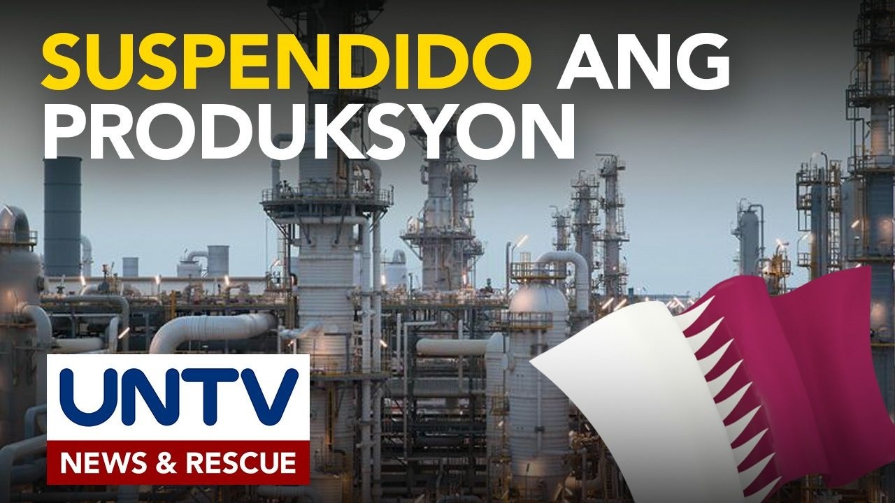 Qatar, sinuspin­de ang produksyon ng liquefied natural gas dahil sa Iranian strike