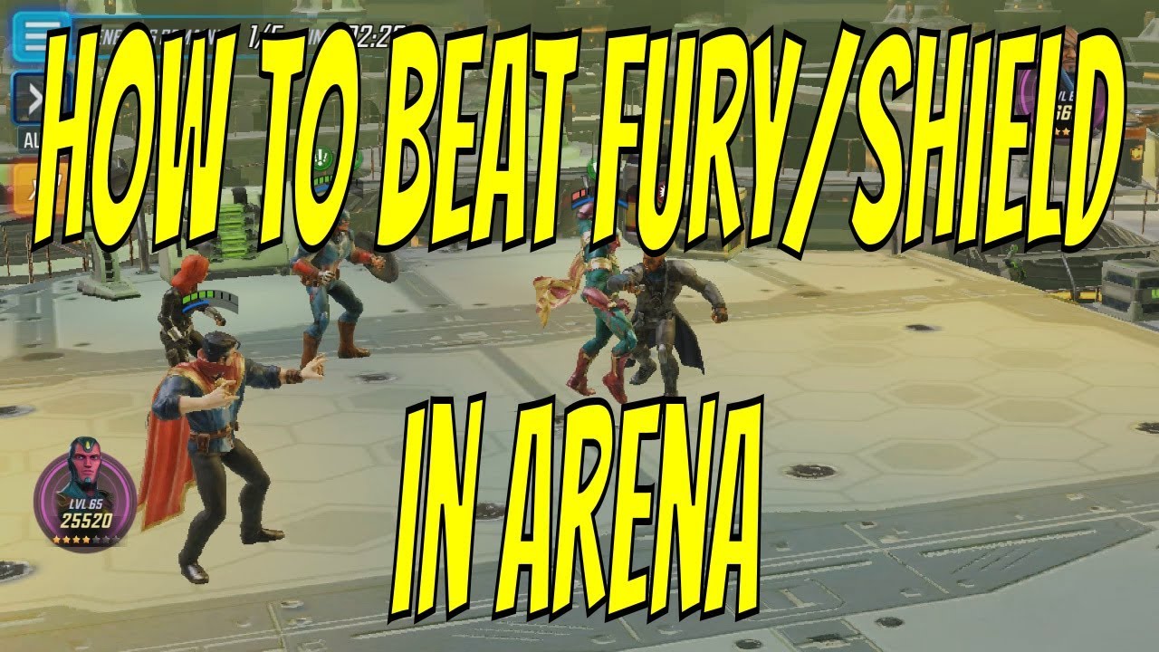 How To Beat Nick Fury/SHIELD Teams In Arena Marvel Strike Force YouTube