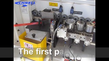 Working show of Schnell Semi-automatic Edge Banding Machine FZ-40F