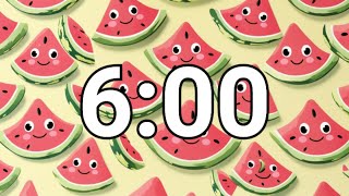 6-Minute Watermelon Timer: Summer Fun for Classroom