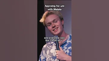 Applying For Uni With Malala Standupcomedy 