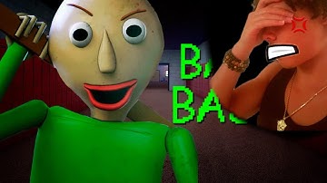 I HATE THIS GAME SO MUCH 1ST GAMEPLAY OF BALDIS BASICS EDUCATION AND LEARNING youtube