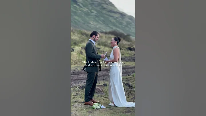 The #1 Wedding Day Regret 😬 not being present #weddingadvice #weddingtips #weddingtipsandtricks