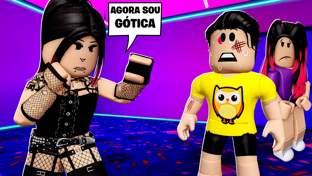 ANA TOYS GAMES VIROU GÓTICA E ATACOU TODOS OS SEUS AMIGOS (Brookhaven)