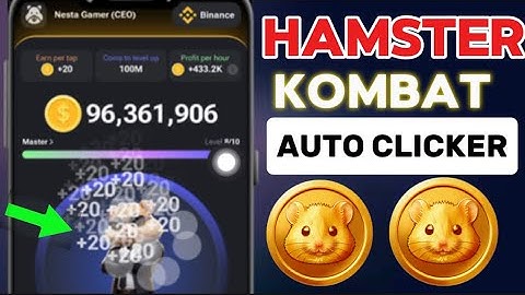 UNLIMITED CLICKS! The FASTEST Autoclicker for Hamster Kombat!