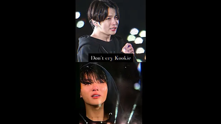 why is jungkook crying on stage😭 #shorts #bts #jungkook