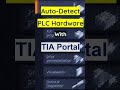 Auto Detect PLC Hardware with TIA Portal
