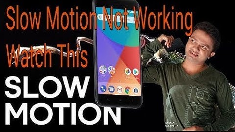 Xiaomi Mi A1 Slow Motion Not Working | Why slow Motion videos not not record | Simple Process