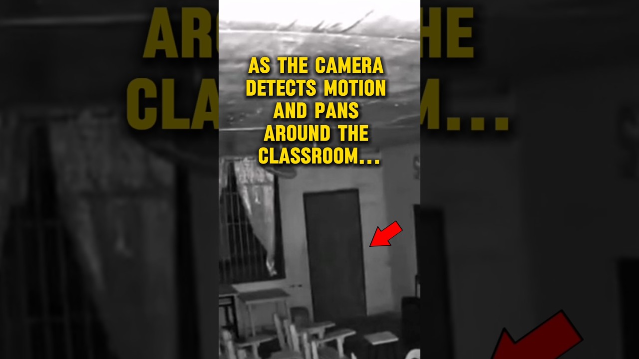 Ghost In Filipino Classroom At Night 