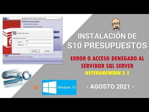 Error servidor SQL SERVER o acceso denegado | S10 PRESUPUESTOS 2005 clases zoom | NETFRAMEWORK 3.5