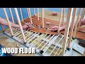 How to install a WOODEN floor and electrical wiring