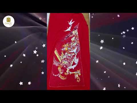 Video Áo dài thêu tay cao cấp - Bộ Sưu Tập Áo Dài Thêu 2020 - youtube