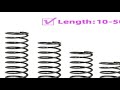 Tbelix 5PCS Compression Spring Wire Diameter 0.4/0.5mm Return Spring Steel Pressure Springs Tool OD