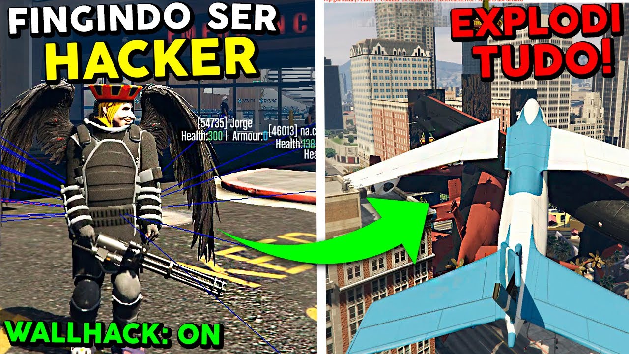 FINGINDO ser HACKER NO BRASIL ROLEPLAY - GTA RP SAMP MOBILE 