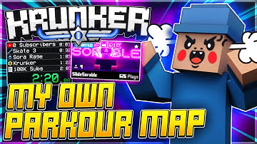 RAGING AT MY OWN PARKOUR MAP IN KRUNKER.IO?.. (SlideSorable)