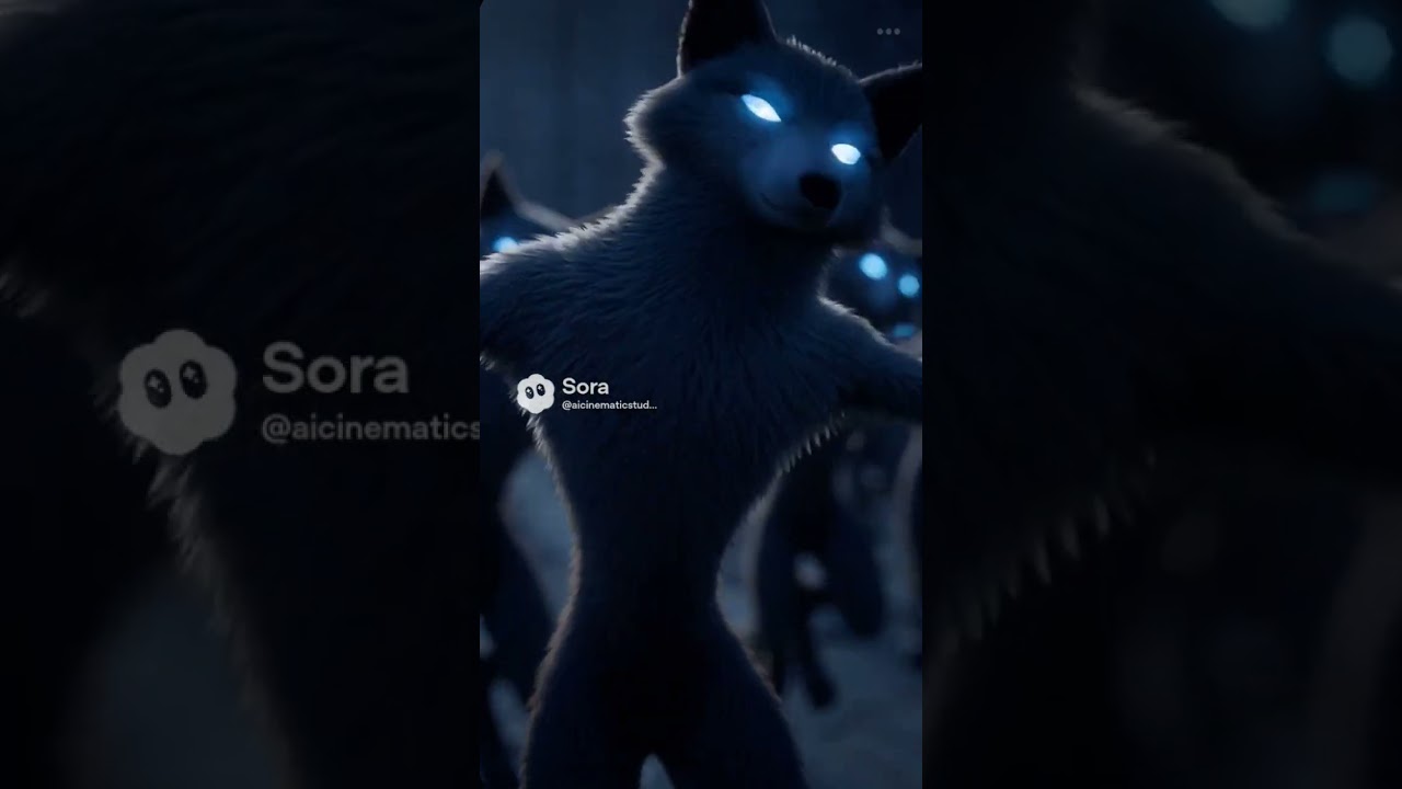 Moonlit Wolf Ritual Dance | Feral Pack Mass Motion | Dark Fantasy AI Cinematic | AICinematicStudio