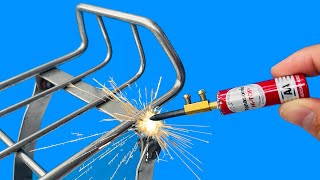 видео: Как сделать простой сварочный аппарат из аккумулятора 1,5 В! Утилизируйте батарейки типа АА 1,5 В. картинка: Как сделать простой сварочный аппарат из аккумулятора 1,5 В! Утилизируйте батарейки типа АА 1,5 В.