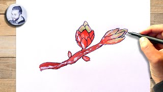Comment Dessiner Un Bourgeon Facile