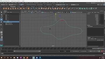 NURBS Curves in Autodesk Maya