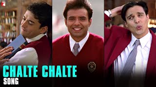 Chalte Chalte Song | Mohabbatein | Shah Rukh Khan, Uday Chopra, Jugal Hansraj, Jimmy Shergill Resimi