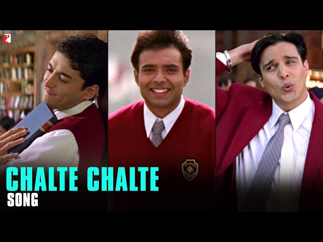Chalte Chalte Song | Mohabbatein | Shah Rukh Khan, Uday Chopra, Jugal Hansraj, Jimmy Shergill class=
