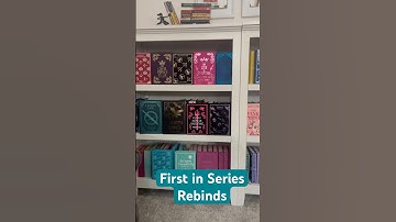 Can’t believe I have two whole bookcases full of my rebinds! #booktube #aestheticbooks #bookbinding