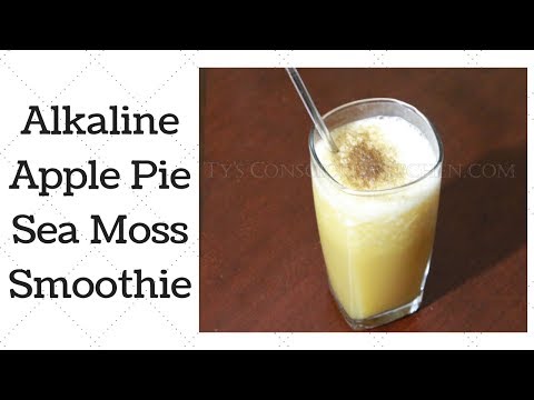 Apple Pie Sea Moss Smoothie Dr. Sebi Alkaline Electric Recipe