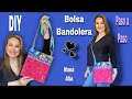 DIY | BOLSA BANDOLERA LA MÁS FÁCIL/NO NECESITAS PATRONES/ COSTURA PARA PRINCIPIANTES | MAMÁ ALBA.