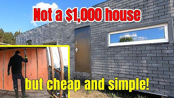 I Built a House Made 90% Out of Foam Board!