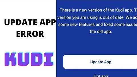 How to resolve UPDATE APP error on NOMBA (KUDI) app (properly update your app)