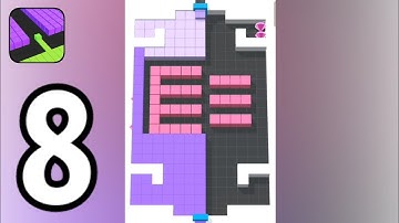 Colour Fill 3D - Gameplay Walkthrough Part 8 | Levels 71-80 (Android, iOS)