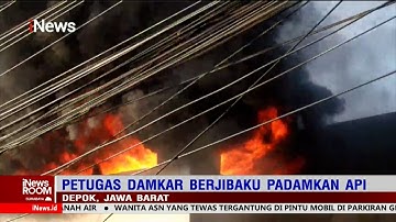 Diduga Dipicu Korsleting Listrik, Gudang Penyimpanan di Depok Ludes Terbakar #iNewsRoom 12/09