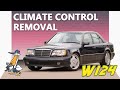 Mercedes-Benz W124 E-Class Climate Controls Removal