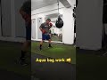 Aqua bag work #aquabagwork #boxingroutine #workout #boxing #elorde